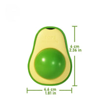 Load image into Gallery viewer, Avocado Wall Ball Cat Toys Edible Licking Balls Snack Healthy Rotatable Treats Toys Kitten Supplies Teeth Cleaning Totaling Catnip Wall Ball Toys