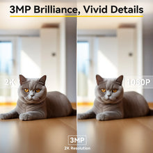 Load image into Gallery viewer, BoyKeep Smart Camera 2K Security Protection Wifi Surveillance 5G/2.4GHz Indoor Baby Night Vision 360° Pan & Tilt 2-Way Audio K30