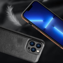 Load image into Gallery viewer, Luxury PU leather Phone Case For iPhone 14 13 Pro Max 12Pro 11Pro Max 13 12 Pro XS MAX XR X SE 7 8 plus Fashion Back Cover Leather Back Case for iPhone 14 Pro Shockproof Cover for iPhone