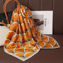 Load image into Gallery viewer, Luxury Satin Silk Square Scarf – Shawl, Hijab & Fashion Wrap 2023