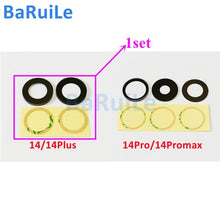 Load image into Gallery viewer, 10set Back Camera Glass Lens Rear Camera Glass Glue For iPhone 11 12 13 Pro Max 13 Mini 14 14P Replace Repair Spare Part Camera Lens Protector For iPhone