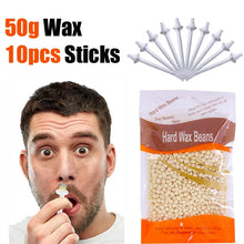 Load image into Gallery viewer, Portable Nose Waxing Kit for Men & Women - 50g-500g Hair Removal Nail Wax Cleaning Kit with Nose Clipper for Beauty Care
