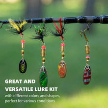 Load image into Gallery viewer, Metal Spoon Spinner Lure Set (10pcs) – 2–8g Fishing Spoonbait Crankbait Wobblers for Pike, Bass, Trout & Saltwater Freshwater Fishing