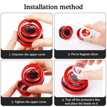 Load image into Gallery viewer, Solar Power Car Perfume – Rotating Aromatherapy Air Freshener & Car Decor