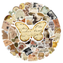 Load image into Gallery viewer, 10/25/50pcs Retro Vintage Art Stickers Aesthetic Decals for Laptop Pad Phone Fridge Travel Luggage Water Bottle Scrapbook Car