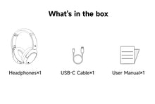 Load image into Gallery viewer, Edifier W830NB Wireless Headphones Bluetooth 5.4 Active Noise Cancelling Hi-Res Over-Ear Headset LDAC Foldable -45dB ANC 94H