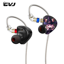 Load image into Gallery viewer, CVJ Night Elf Dual-Channel 3 Dynamic Driver In-Ear Wired HIFI Headphones High-Quality Earbuds with Microphone 3.5mm