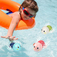 Load image into Gallery viewer, Baby Bath Toys - Swimming Turtle Whale Clockwork Water Toys for Kids | Safe Fun Bath Time Play