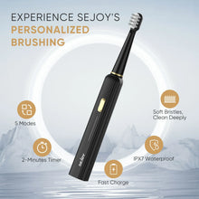 Load image into Gallery viewer, Sejoy Sonic Electric Toothbrush for Adults Dental Rechargeable 5 Cleaning Modes Sonic Toothbrush Personal Care Appliances