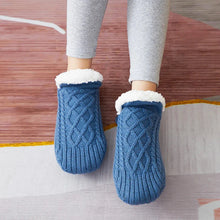 Load image into Gallery viewer, Thermal Mens Slipper Socks Winter Warm Short Cotton Thickened Home Sleeping Soft Non Slip Grip Fuzzy Floor Sock Fluffy Male