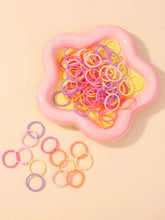 Load image into Gallery viewer, 100pcs Kids Rubber Bands – Colorful Hair Scrunchies for Toddlers