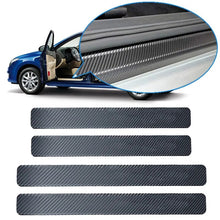 Load image into Gallery viewer, 4PCS 60x6.8cm Car Door Sill Anti Kick Stickers Scuff Anti Scratch Carbon Fiber Auto Door Sticker Car Accessories Car Styling