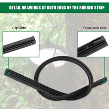 Load image into Gallery viewer, Car Wiper blade Insert Natural Rubber Strip Windshield strips (Refill) 8mm 6mm 14"16"17"18"19"20"21"22"24"26"28" Car Accessories