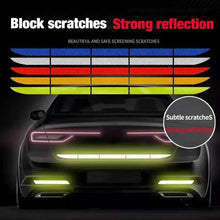 Load image into Gallery viewer, 1 Set Reflective Warning Safety Tape β Car Trunk Anti-Collision Strips for Vehicle Protection