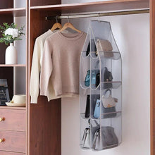 Load image into Gallery viewer, Hanging Closet Organizer Bag - Eco-Friendly 3D Transparent Storage for Tote Bags & Purses
