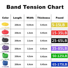 Load image into Gallery viewer, Rubber Bands for Fitness Equipment Sport Exercise Gym Resistance Leagues Elastic Bodybuilding Portable Body Building Sports
