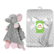 Load image into Gallery viewer, Personalized Newborn Baby Blanket with Name & Custom Stroller Gift Set