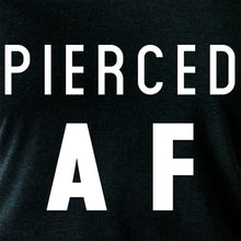 Load image into Gallery viewer, Pierced AF Black Tapered Long Sleeve Hoodie