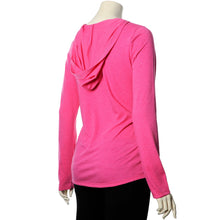 Load image into Gallery viewer, Body Candy Logo Pink Frost Tapered Long Sleeve Hoodie