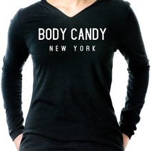 Load image into Gallery viewer, Body Candy New York Gray Tapered Long Sleeve Hoodie