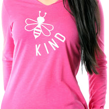 Load image into Gallery viewer, Bee Kind Tapered Long Sleeve Hoodie