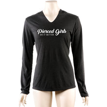 Load image into Gallery viewer, Pierced Girls Do It Better Tapered Long Sleeve Hoodie