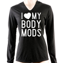 Load image into Gallery viewer, I Love My Body Mods Tapered Long Sleeve Hoodie