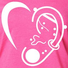 Load image into Gallery viewer, Modified Ear Heart Tapered Long Sleeve Hoodie
