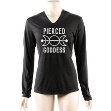 Load image into Gallery viewer, Pierced Goddess Tapered Long Sleeve Hoodie