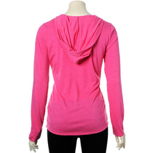 Load image into Gallery viewer, Pierced Inked & Amazing Pink Frost Tapered Long Sleeve Hoodie