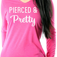 Load image into Gallery viewer, Pierced & Pretty Black Tapered Long Sleeve Hoodie