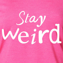 Load image into Gallery viewer, Stay Weird Tapered Long Sleeve Hoodie