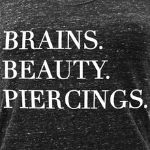 Load image into Gallery viewer, Brains Beauty & Piercings Cosmic Twist Back Tank Top
