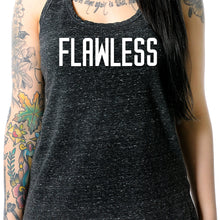 Load image into Gallery viewer, Flawless Black Gray Cosmic Twist Back Tank Top