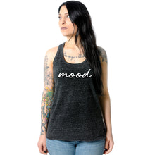 Load image into Gallery viewer, Mood Black Gray Cosmic Twist Back Tank Top