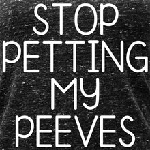 Load image into Gallery viewer, Stop Petting My Peeves Black Gray Cosmic Twist Back Tank Top