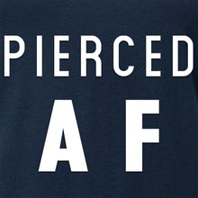 Load image into Gallery viewer, Pierced AF Black Tapered V-Neck Tee Shirt