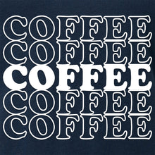 Load image into Gallery viewer, Coffee Coffee Coffee Coffee Coffee V-Neck Tee Shirt