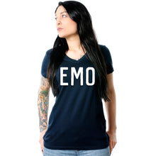 Load image into Gallery viewer, Emo Tapered V-Neck Tee Shirt