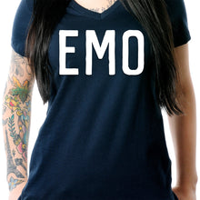 Load image into Gallery viewer, Emo Tapered V-Neck Tee Shirt