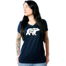 Load image into Gallery viewer, Mama Bear Tapered V-Neck Tee Shirt