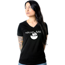 Load image into Gallery viewer, Nacho Bae Tapered V-Neck Tee Shirt