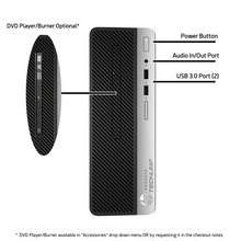 Load image into Gallery viewer, HP ProDesk 400 G6 – 4.70 GHz – 2 TB SSD – Black - with HDMI & VGA Adapters