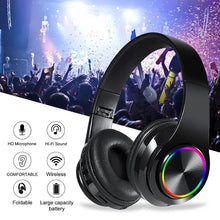 Load image into Gallery viewer, The Perfect Part Super Bass Bluetooth Headphones LED Light