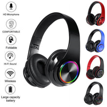 Load image into Gallery viewer, The Perfect Part Super Bass Bluetooth Headphones LED Light