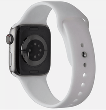 Load image into Gallery viewer, Apple Watch Series 7 (2021) GPS/Cellular A2477 - 45mm Titanium Case -Silicone White Sport band
