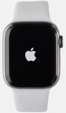 Load image into Gallery viewer, Apple Watch Series 7 (2021) GPS/Cellular A2477 - 45mm Titanium Case -Silicone White Sport band
