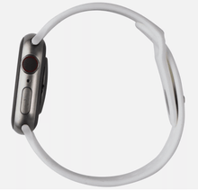 Load image into Gallery viewer, Apple Watch Series 7 (2021) GPS/Cellular A2477 - 45mm Titanium Case -Silicone White Sport band