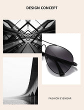 Load image into Gallery viewer, BARCUR Polarized Pilot Sunglasses for Men – Stylish Anti Blue Light UV400 Protection Gradient Mirror Lens Stainless Steel Trendy Frame – Fashion Aviator Sun Glasses for Men Ideal for Driving Travel Summer & Outdoor Activities
