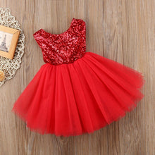 Load image into Gallery viewer, Fancy Wedding Dress Sleeveless Sequins Party Dress For Baby Girl Summer Dresses In Luxury New Elegant Design